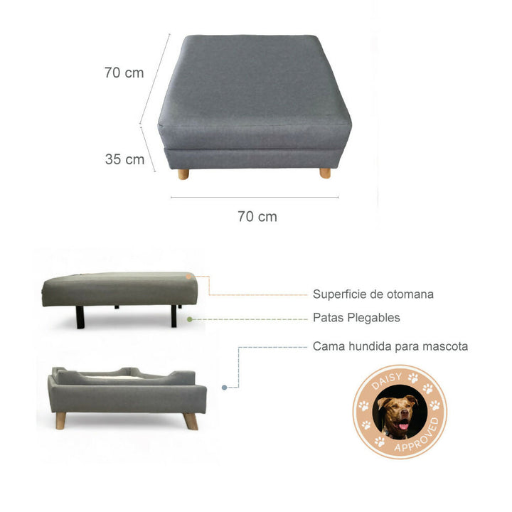Ottoman para mascota Otto