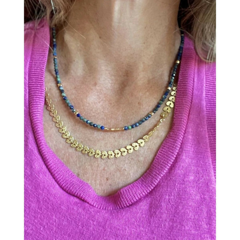 Collar Umma de Piedra Azurita