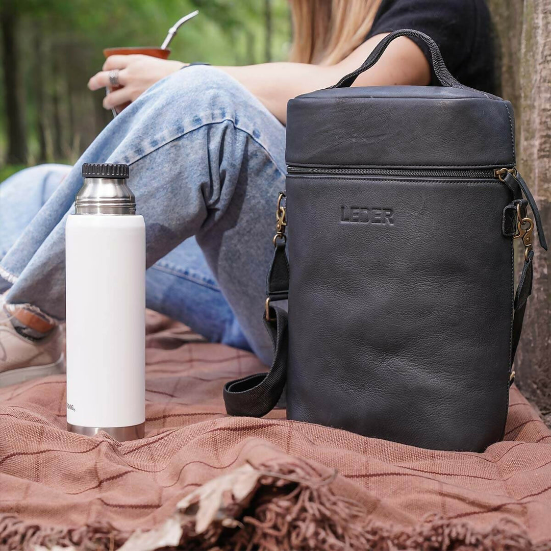 Bolso Matero de Cuero Vacuno Clásica