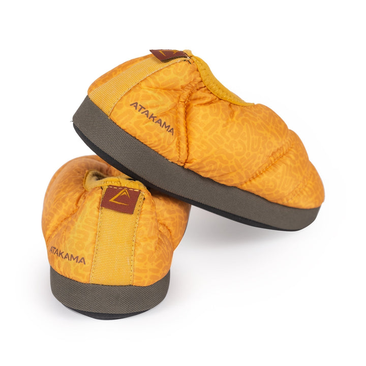 Pantufla Niños Futaleufú Amarillo Mostaza Print