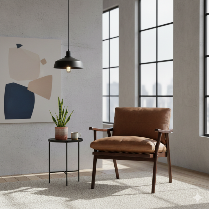 Poltrona Estambul Cuero Bonded (Despacho solo Región Metropolitana)