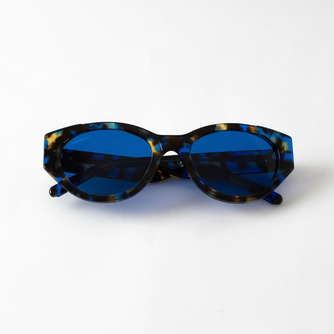 Anteojos Perpetuals 02 Cateyes Marbled Blue
