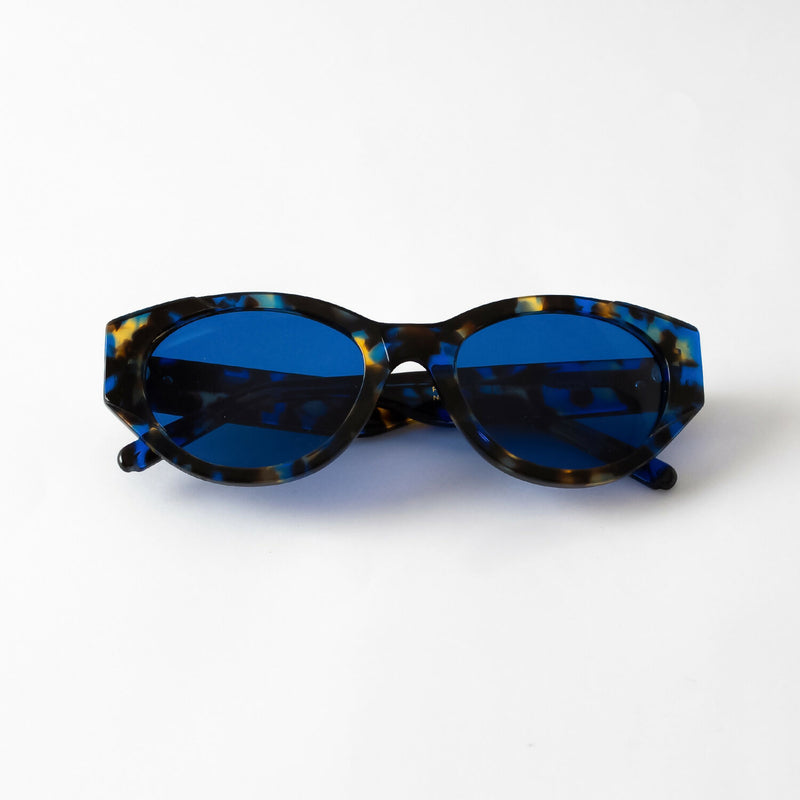 Anteojos Perpetuals 02 Cateyes Marbled Blue