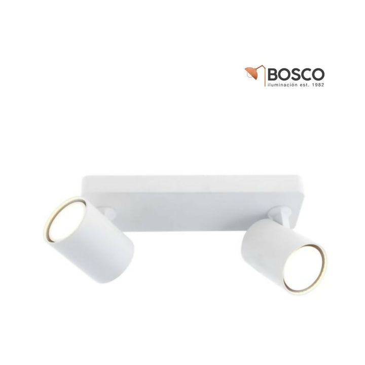 FOCO SOBREPUESTO 2XGU10 DIRIGIBLE ABIT BLANCO