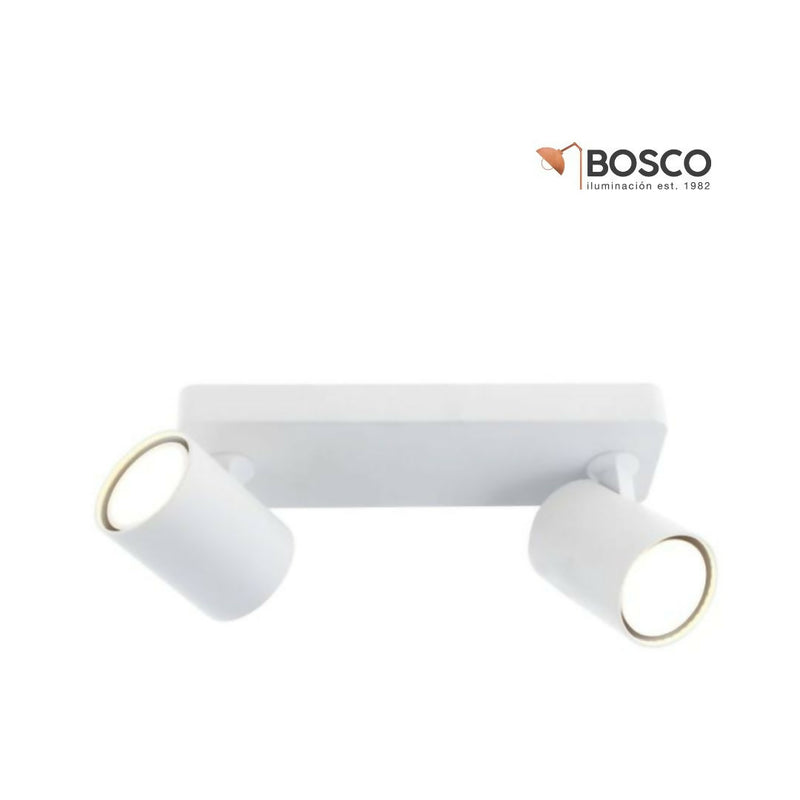 FOCO SOBREPUESTO 2XGU10 DIRIGIBLE ABIT BLANCO