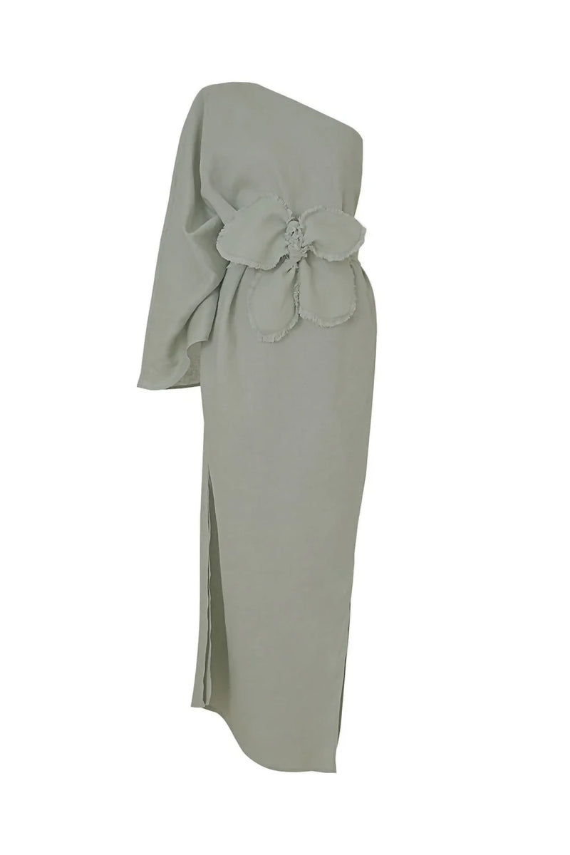 VESTIDO SELMA VERDE SAGE