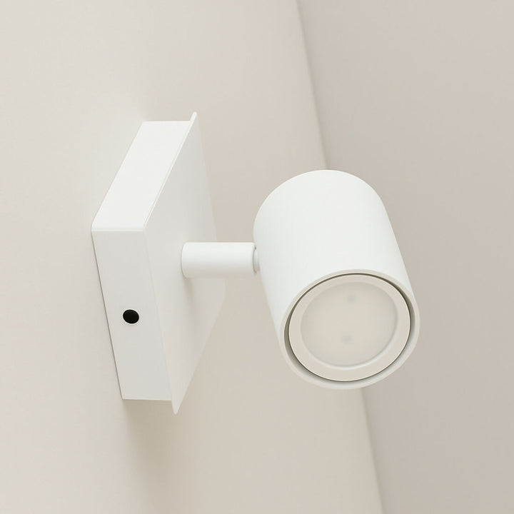 Foco Sobrepuesto 1 luz Cil III Blanco Mate Ip44 GU10