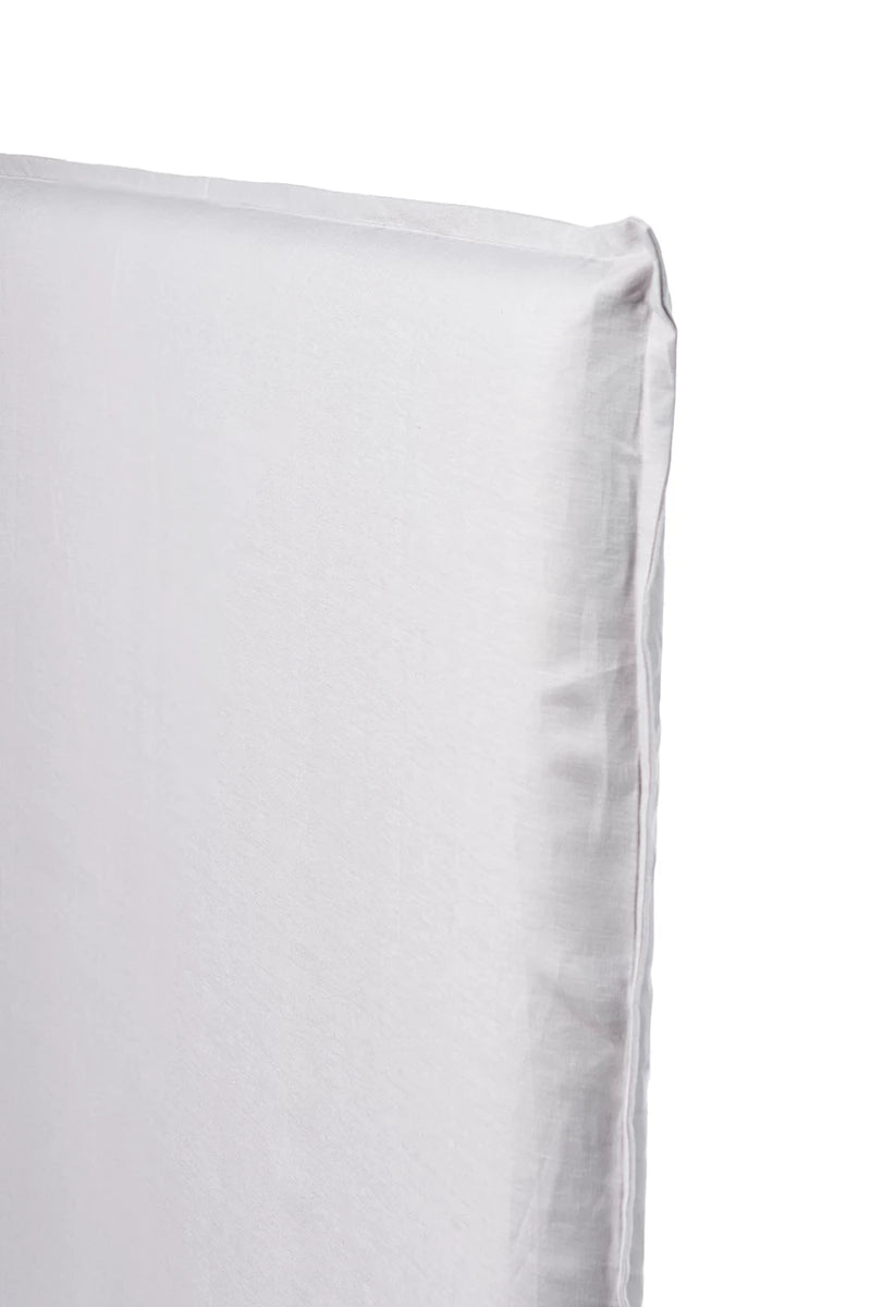 RESPALDO DE CAMA CON FUNDA PESTAÑA LINO NATURAL