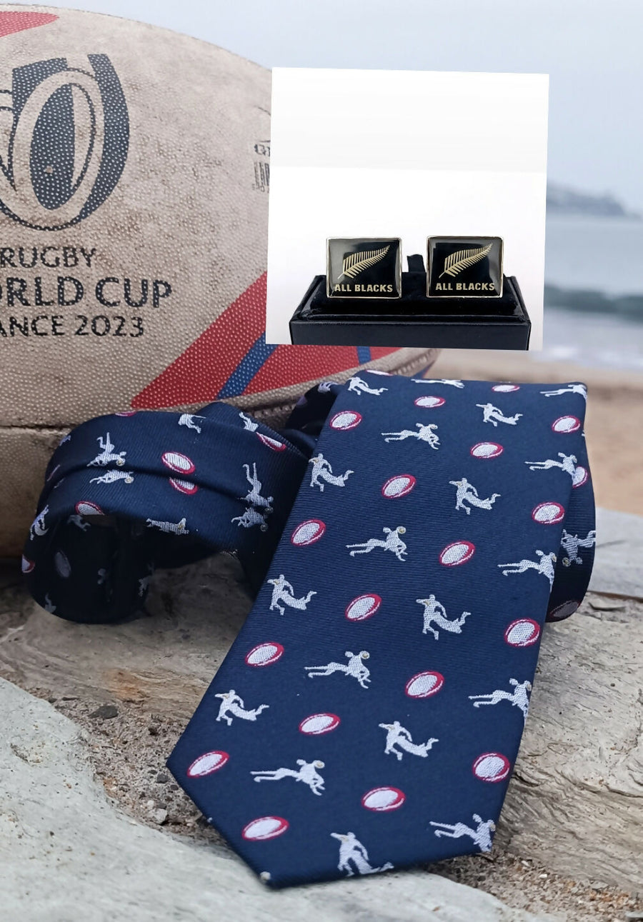 Rugby corbata y colleras luciacorbatas