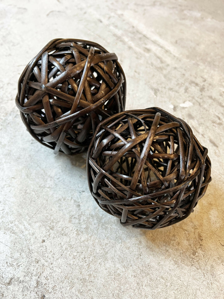 PELOTA MIMBRE CAFÉ