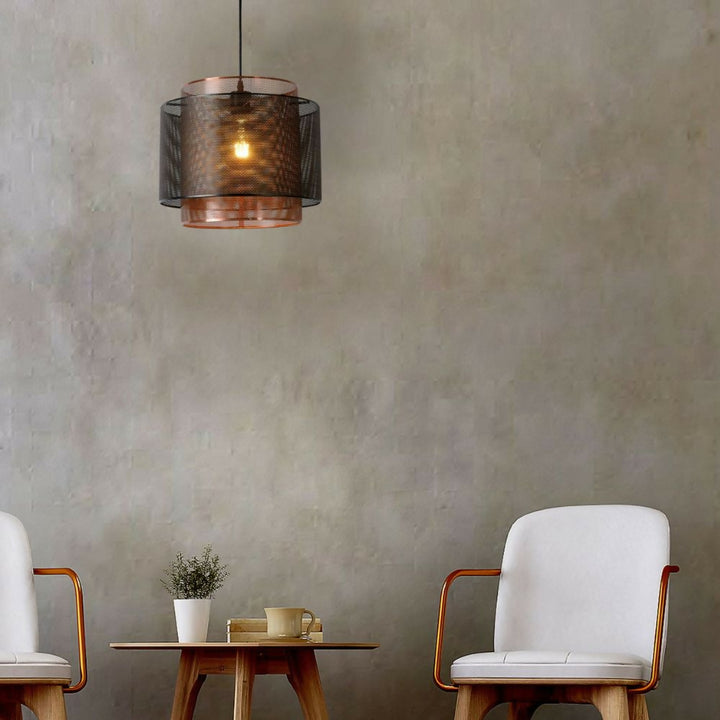 LAMPARA COLGANTE ORRIN NEGRO 1xE27