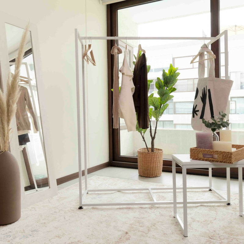 Perchero industrial | METAL WHITE