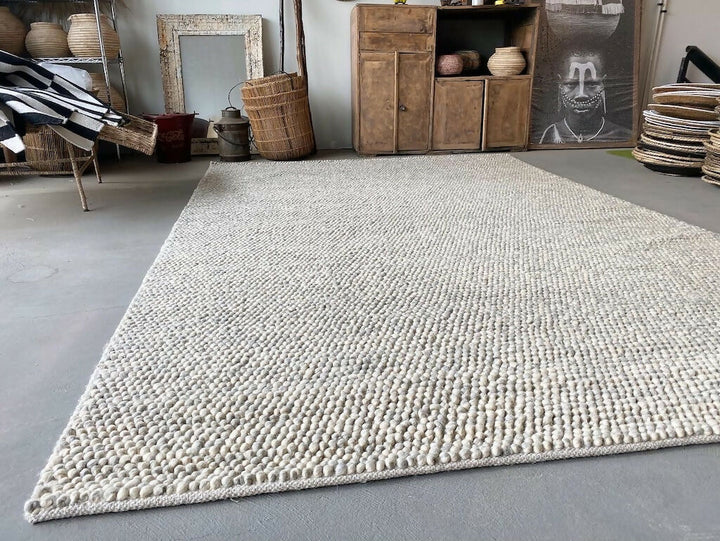 Alfombra Wool Loop Gris