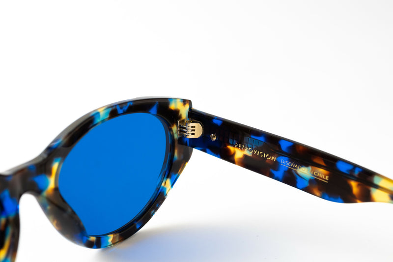 Anteojos Perpetuals 02 Cateyes Marbled Blue