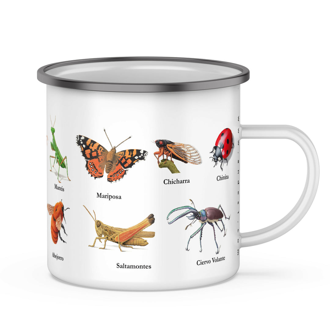 Tazón Enlozado Insectos de Chile