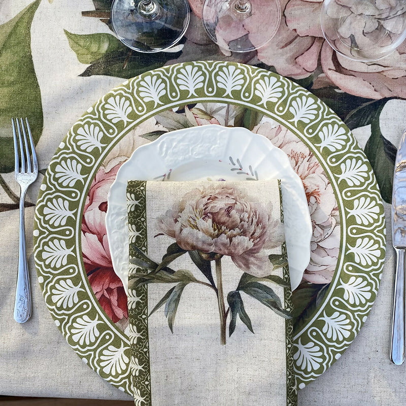 Set 4 Servilletas Camelia - Lino Poliester