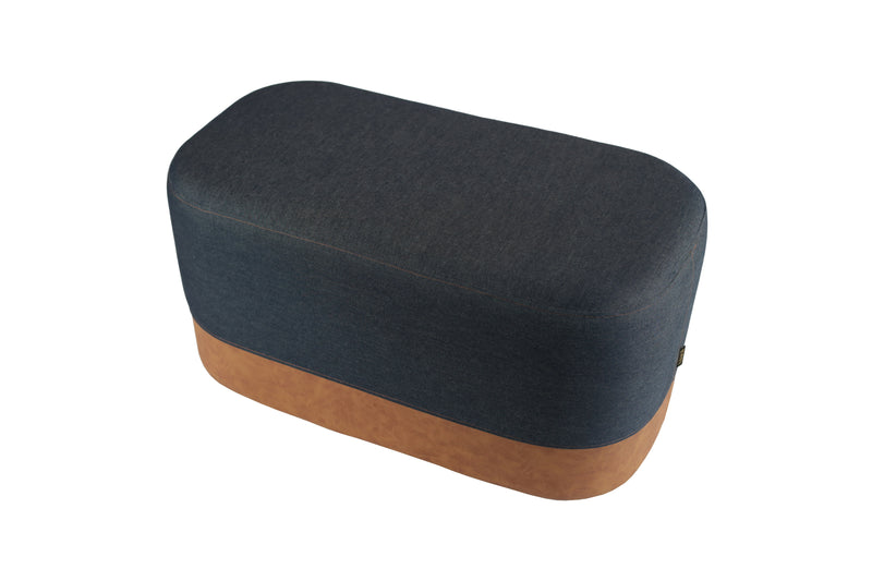 LOW POUF RECTANGULAR JEANS UBUNTU