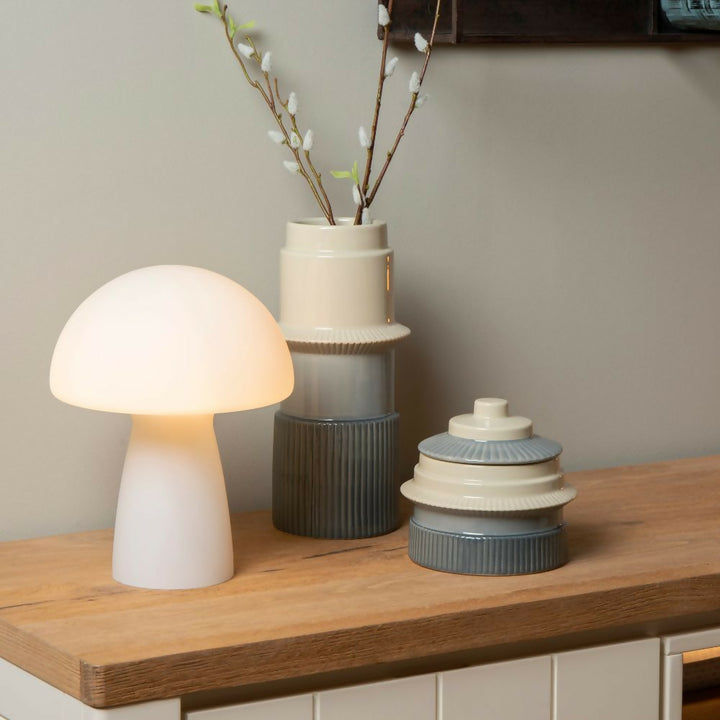 Lámpara de Mesa Fungo Blanco