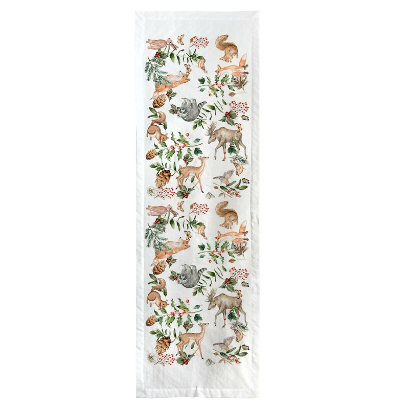 Camino de Mesa Velo Organza - Woodland