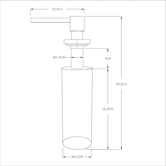 Dispensador de Jabón cuadrado