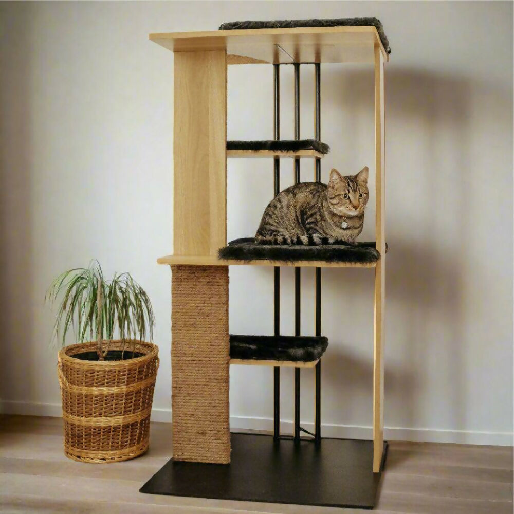 Árbol para gato Cali con lámpara