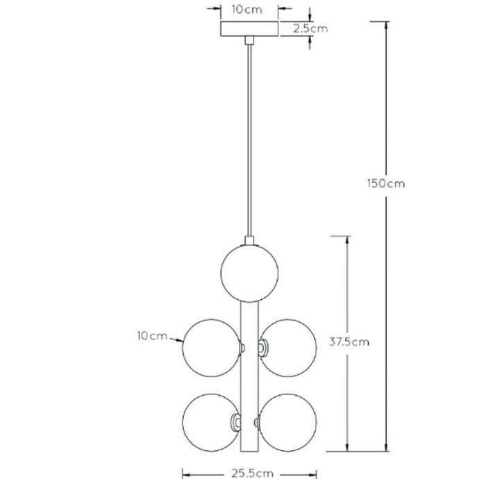 LAMPARA COLGANTE TYCHO