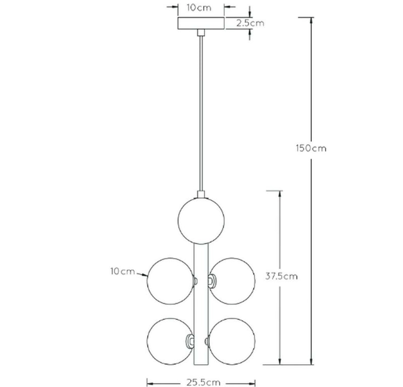 LAMPARA COLGANTE TYCHO
