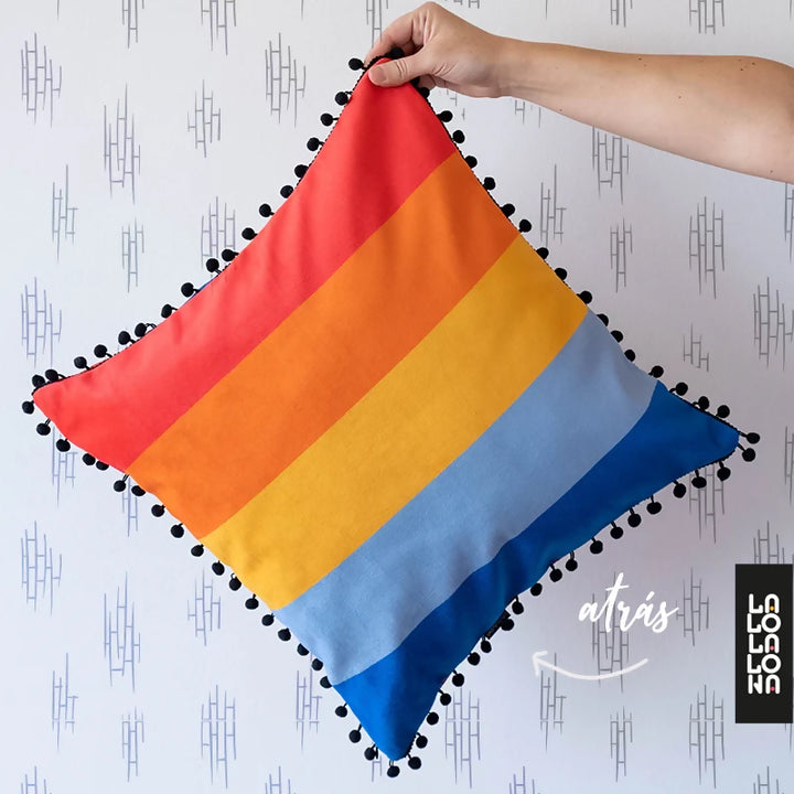 Funda de Cojín Rombo / 2 diseños en 1