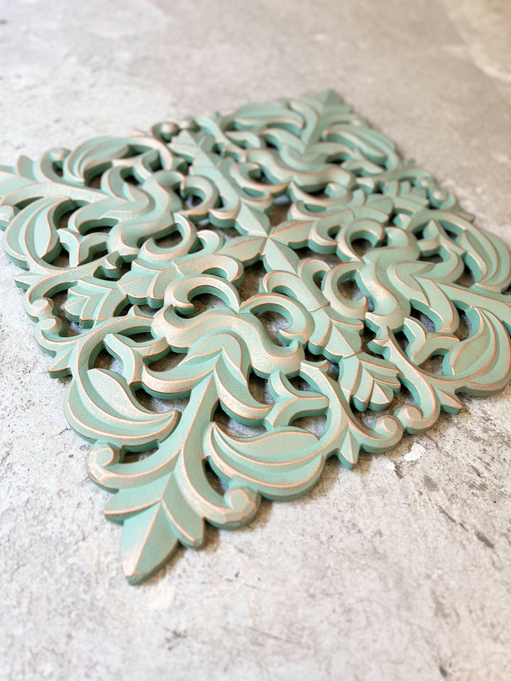 MANDALA CUADRADO VERDE
