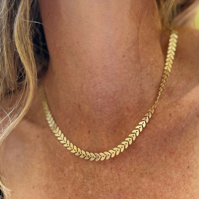 Collar Choker Hojitas