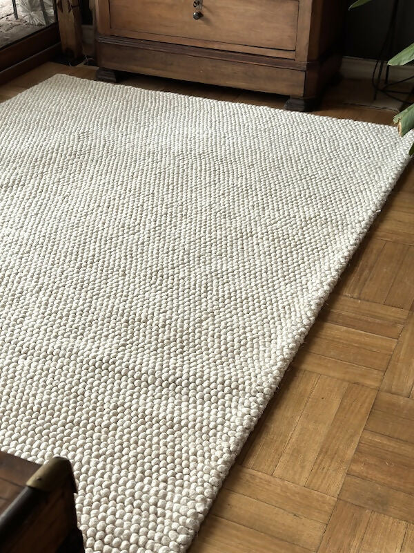 Alfombra Wool Loop Crudo