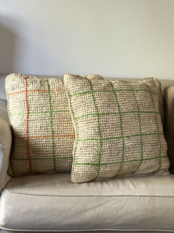 CojínLíneasNaranjaVerdesTalcaAll4