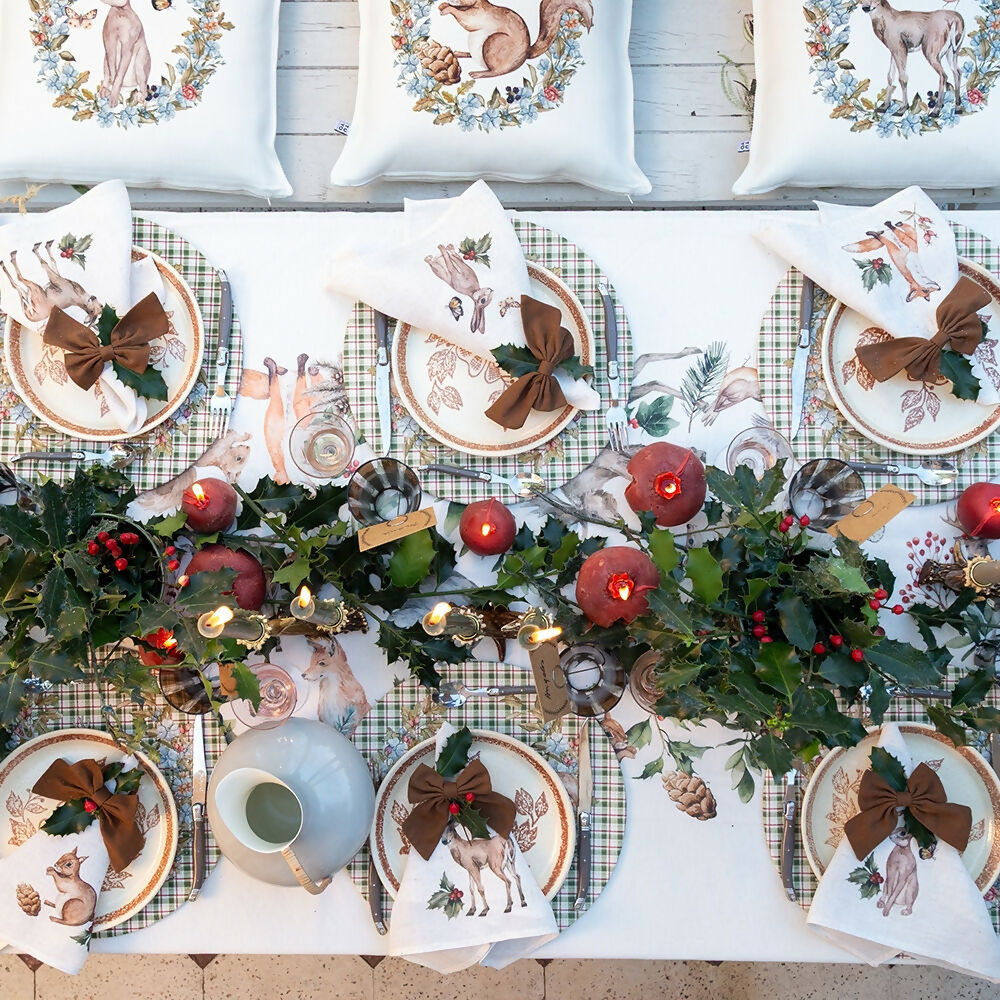 Mantel Woodland - Velo Organza