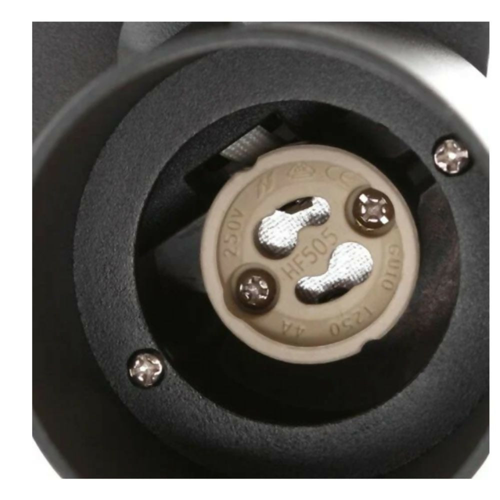 FOCO SOBREPUESTO 1XGU10 DIRIGIBLE ABIT NEGRO