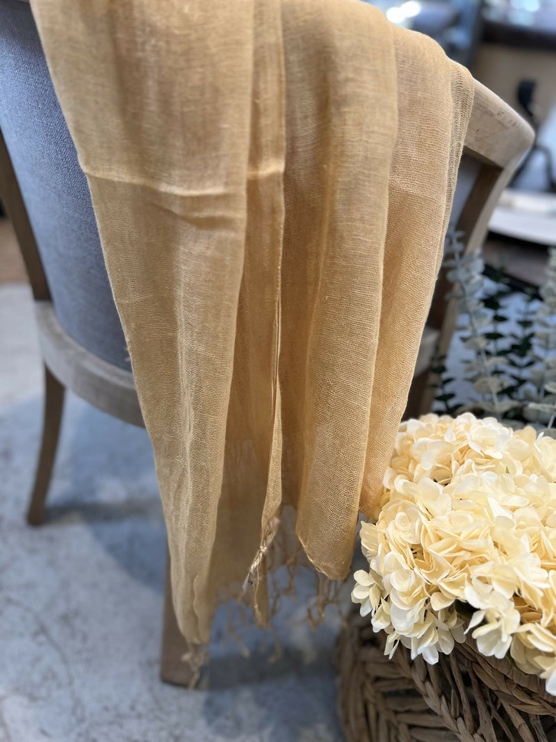 Pashmina Lino Ocre