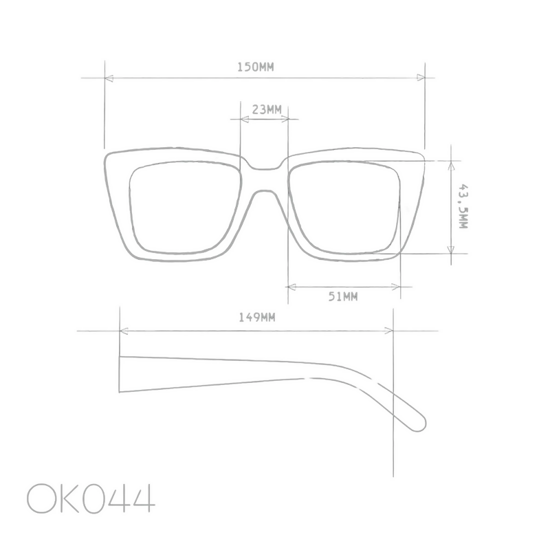 Anteojo de Sol OKKIA Elba Black