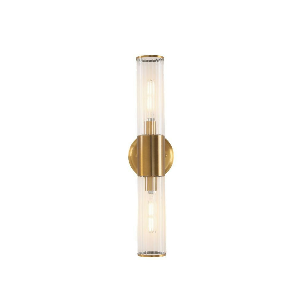 APLIQUE METAL DORADO 2 LUCES OZZKI