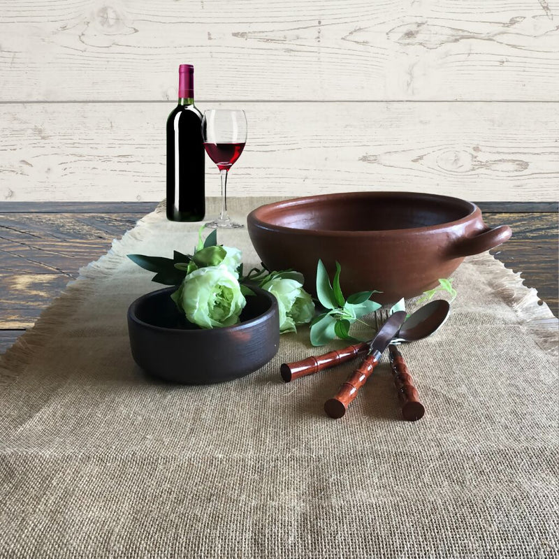 Camino Mesa Fringed Burlap