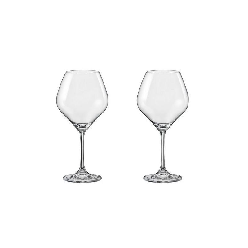 Set 2 Copas Bohemia Amoroso Multiuso 350cc
