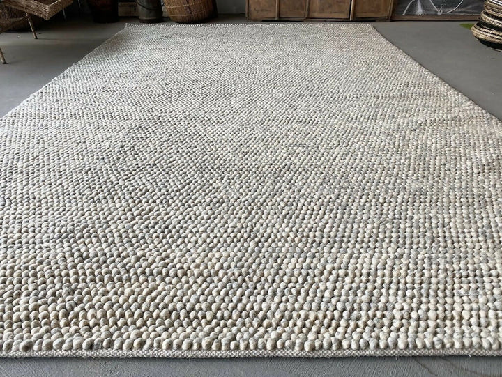 Alfombra Wool Loop Gris