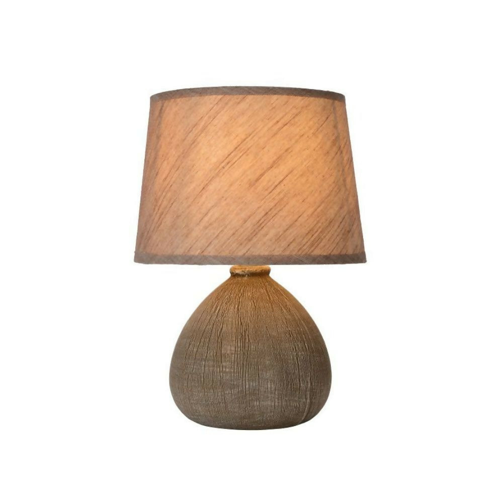 Lámpara de Mesa Ramzi Marrón 1xE14