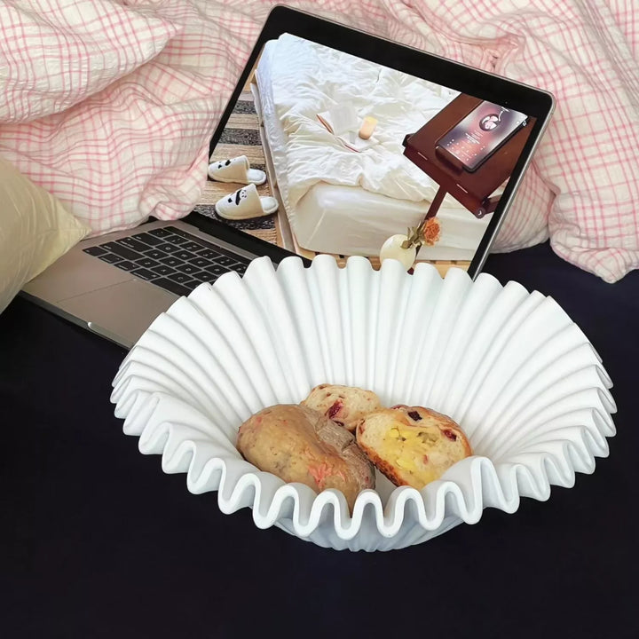 Fuente estilo Frutero Cerámica Shell