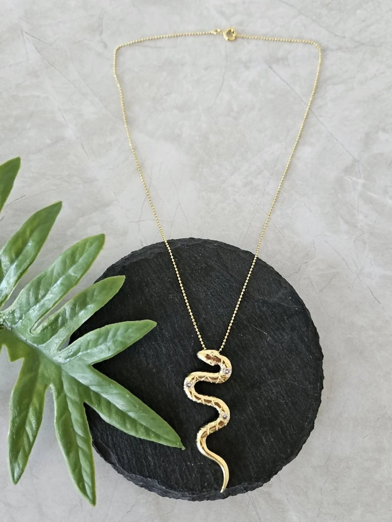 LD1468 - Collar Serpiente Circón 3 WEBP