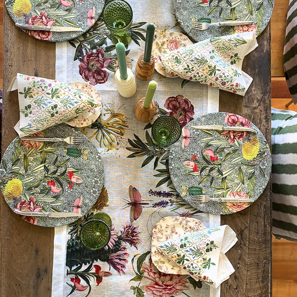 Set 4 Servilletas Art deco - Lino Poliester