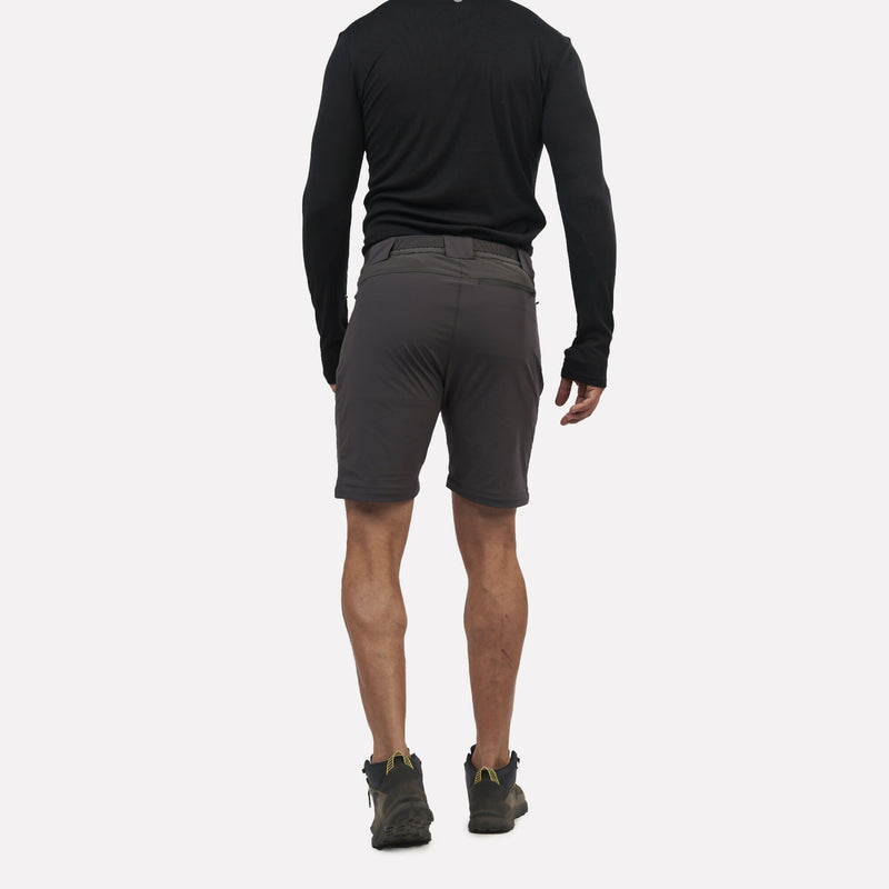 Pantalón de Trekking Desmontable Hombre Andino Gris Roca