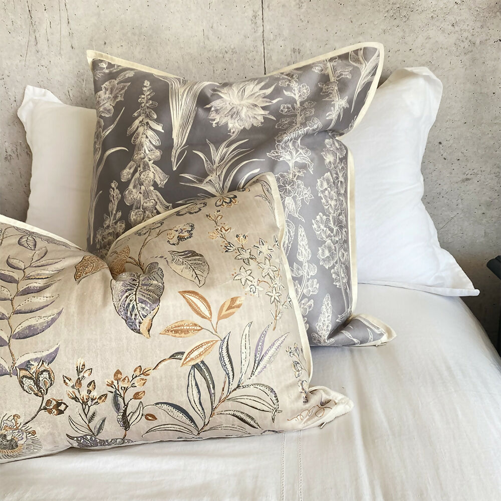 Cojín Toile Jouy Flores - 60x60