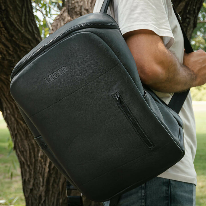 Mochila de Cuero Vacuno Modelo Patagonia