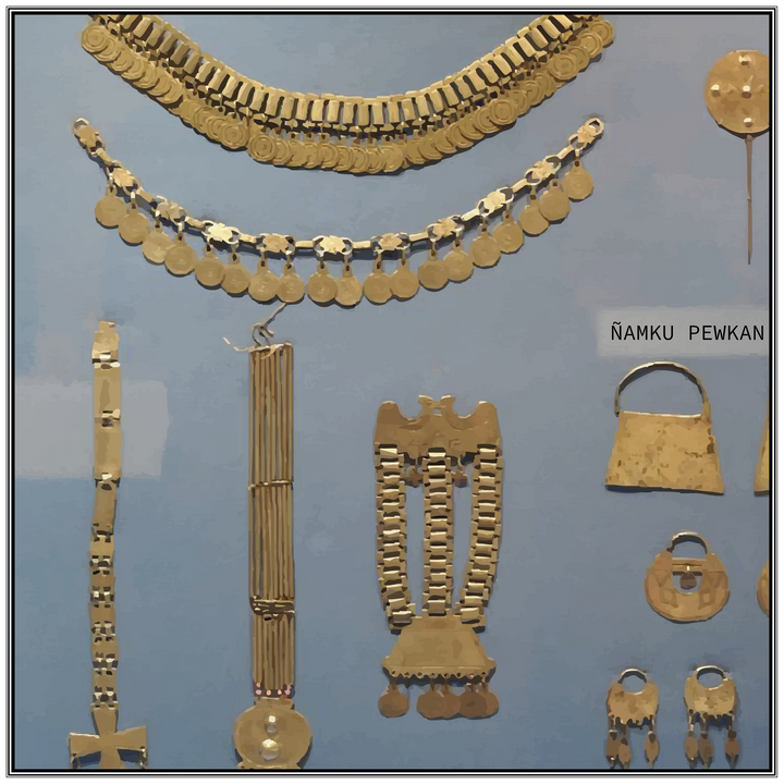 Bufanda Seda Ñamku Pewkan