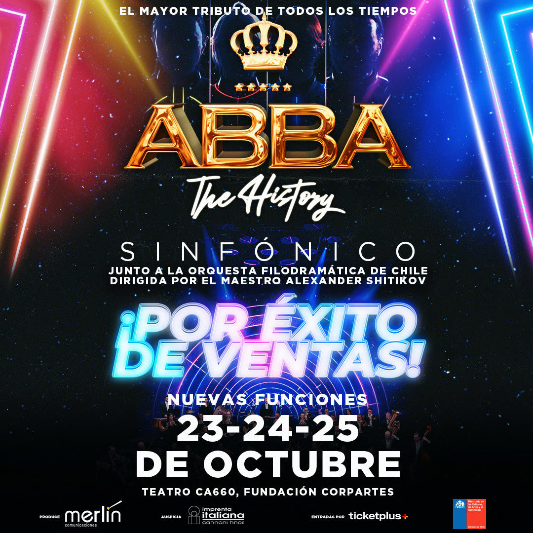 ABBA The History Sinfónico | Teatro CA660