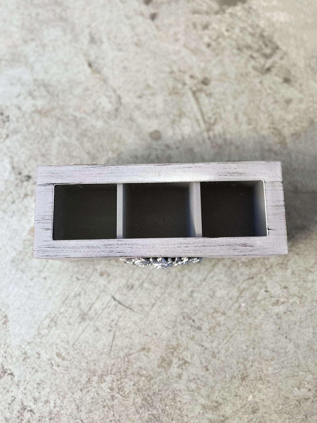 Caja Rectangular Simple con Tapa de Vidrio